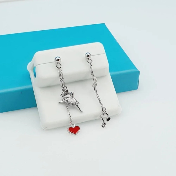 "925 Sterling Silver CZ Beautiful Earrings for Women, 1USPAR4257 - Picture 4 of 10